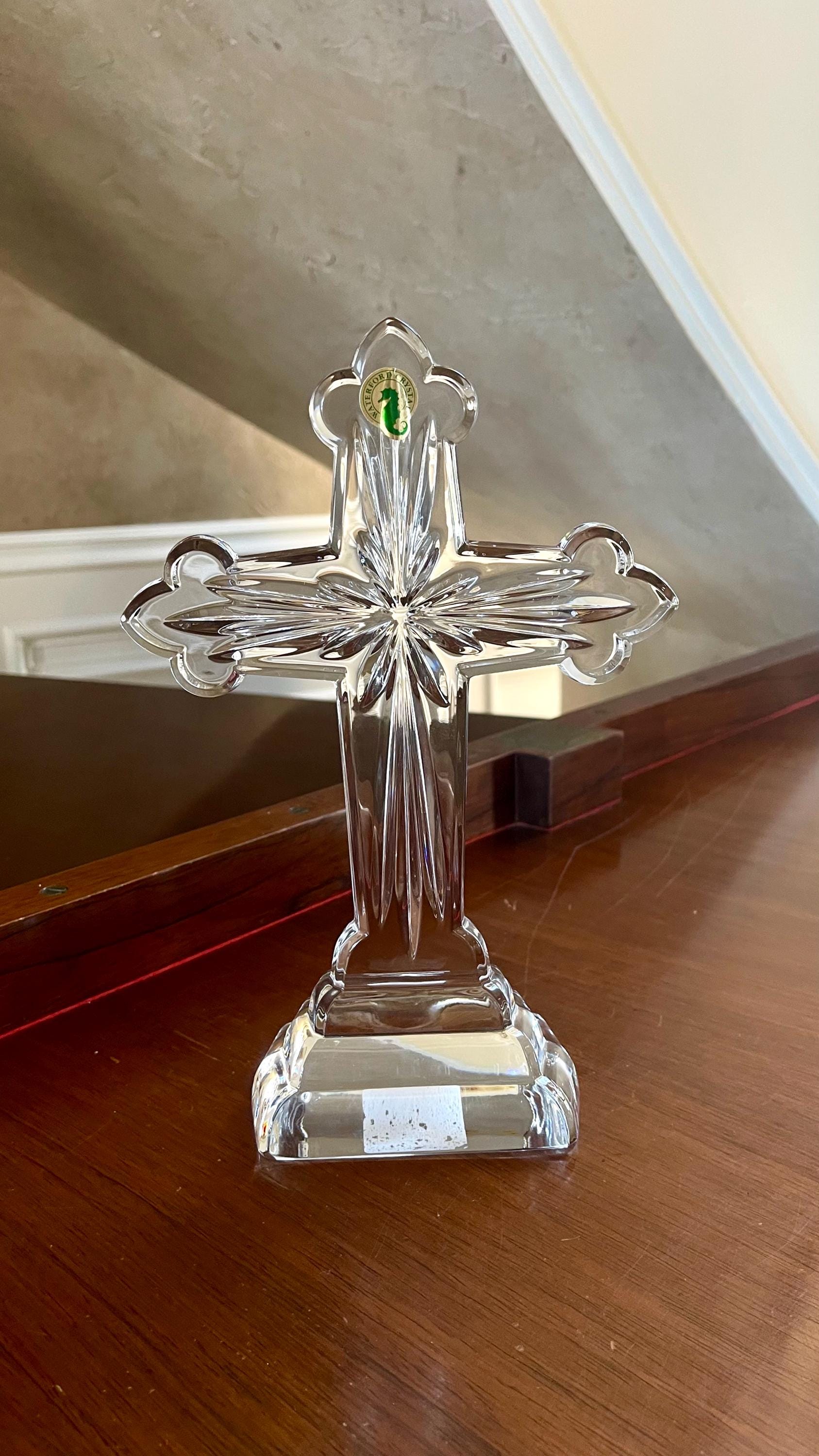Waterford Crystal Standing Cross - Etsy