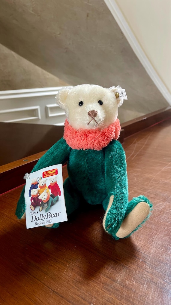 Steiff Circus Dolly Bear Replica 1913; Fully Jointed Steiff 1987