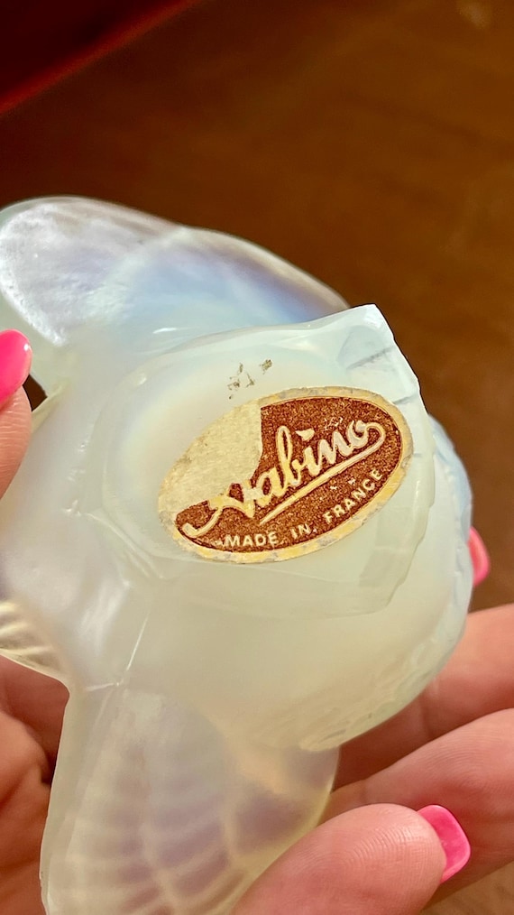 Pair of Sabino Art Glass France Opalescent Birds - Etsy