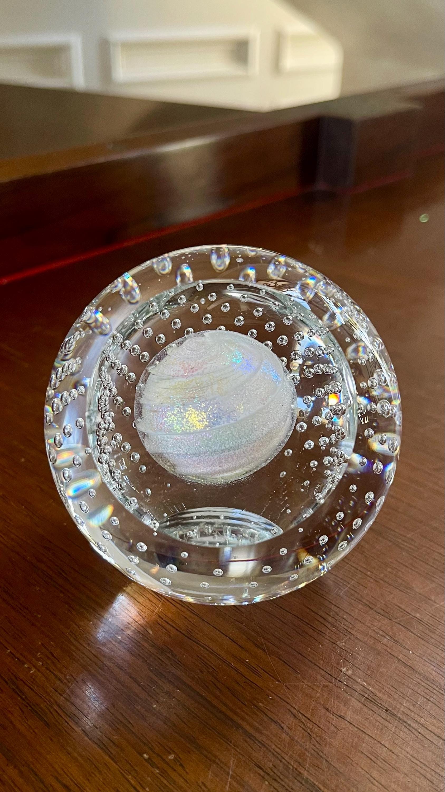 Glass Eye Studio Ice Dwarf Art Glass Paperweight; GES Celestial