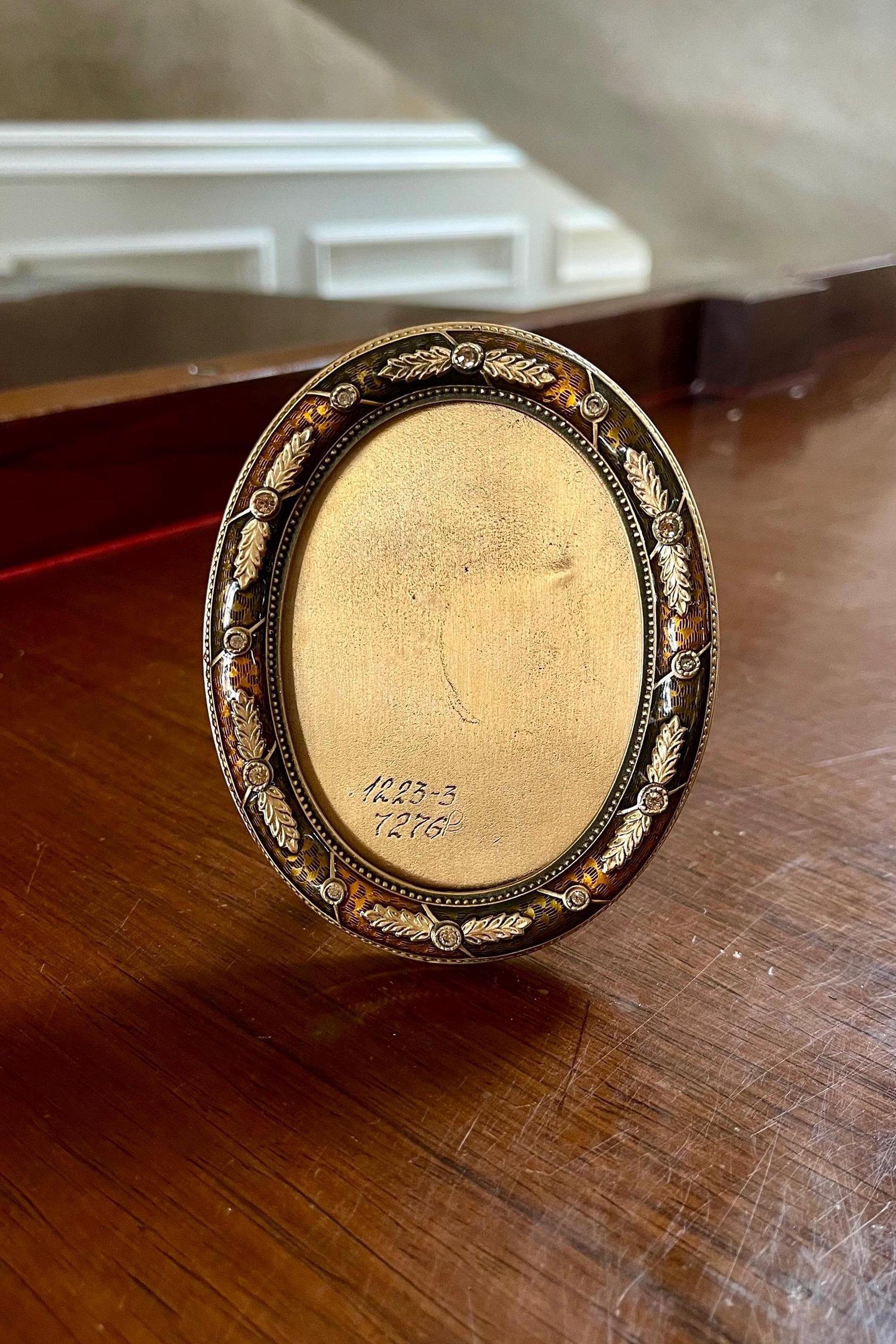 エドガー・ベレビ 7276 エナメル＆スワロフスキークリスタル フォト