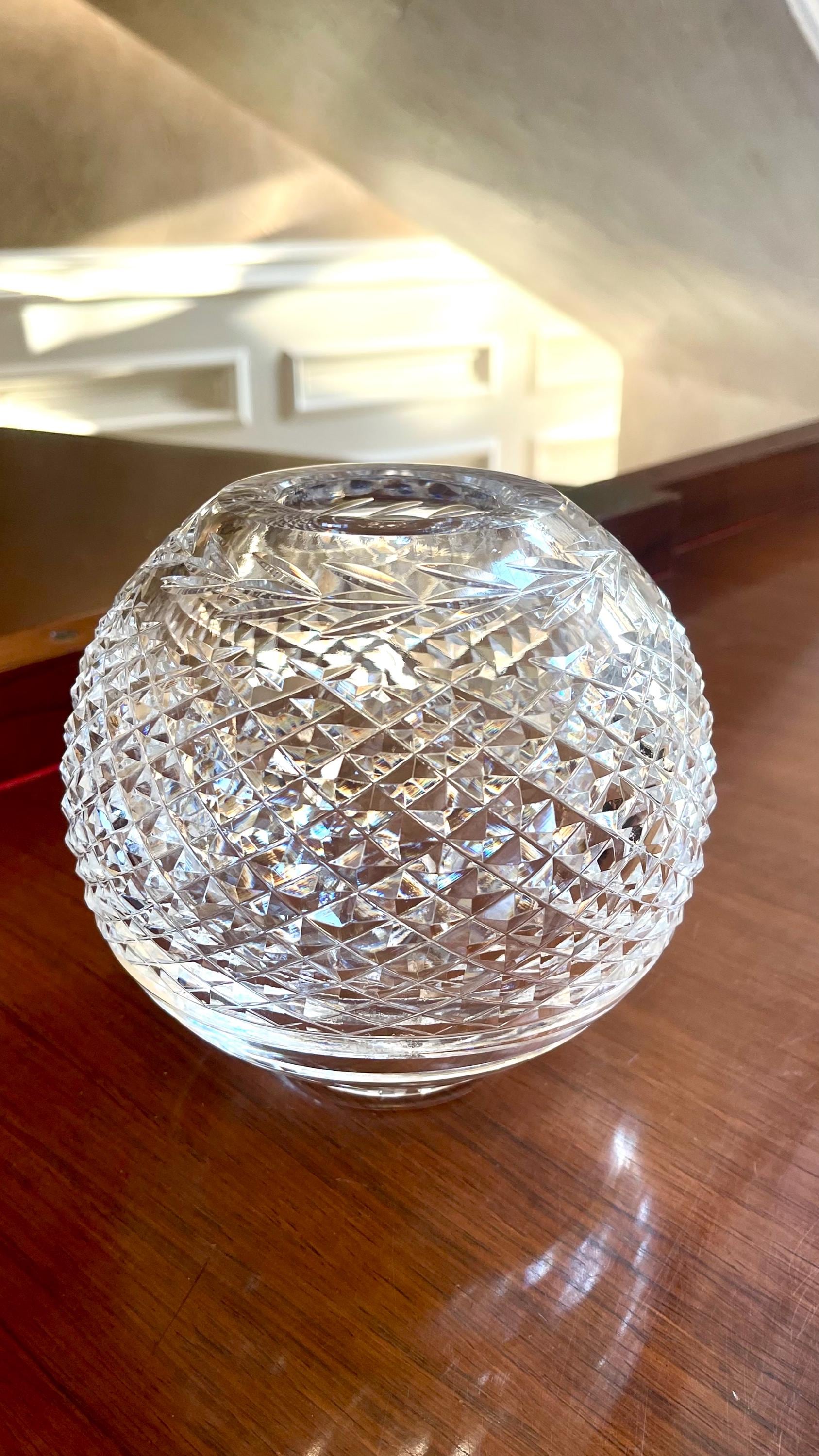Crystal Rose Bowl - Etsy