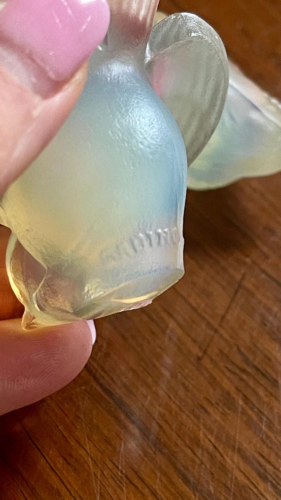 3 Pc. Set of Sabino Art Glass France Opalescent Birds - Etsy