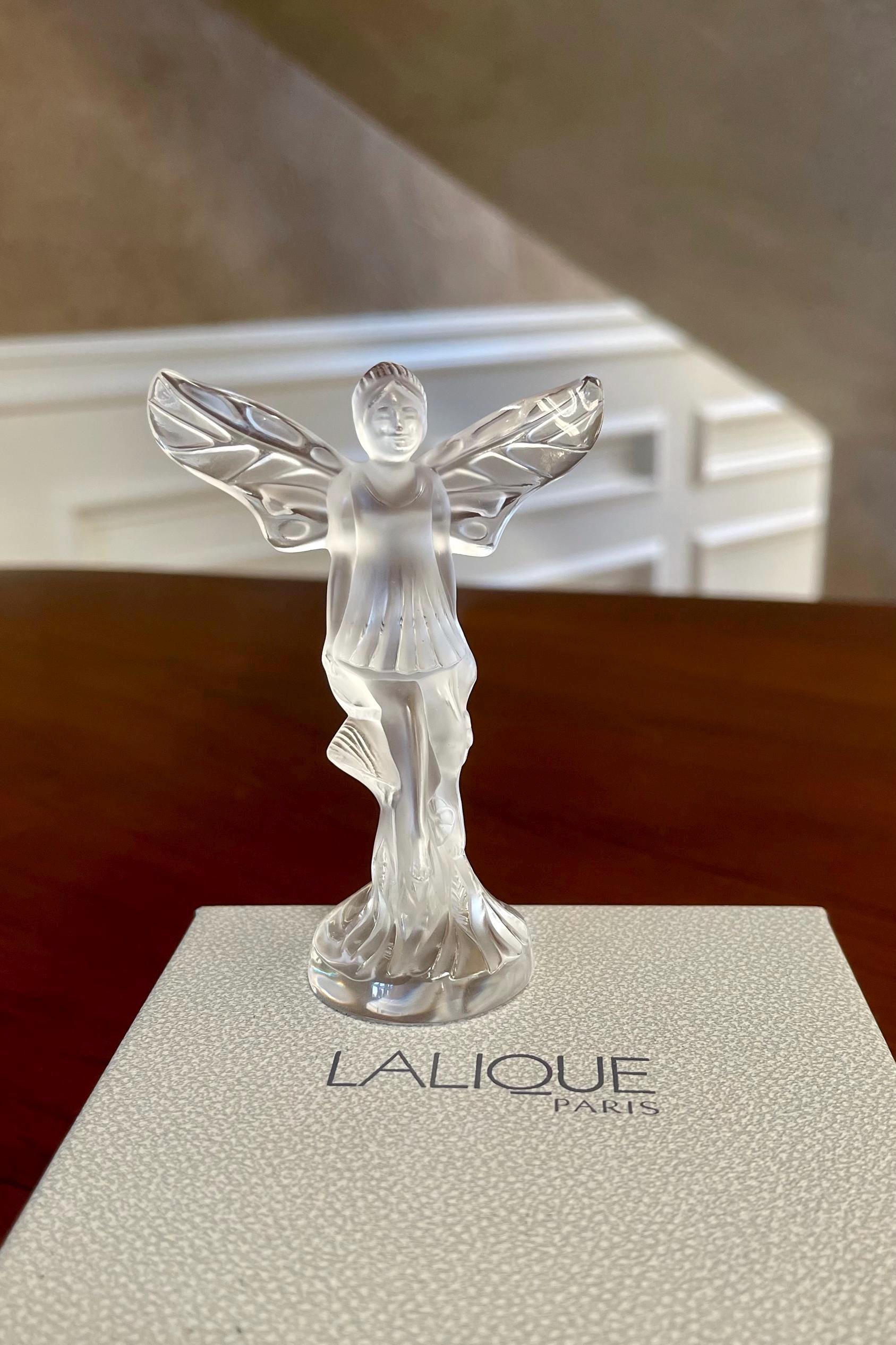 希少 レア 新品 未使用 ラリック パンダ クリスタルガラス 置物 箱入り