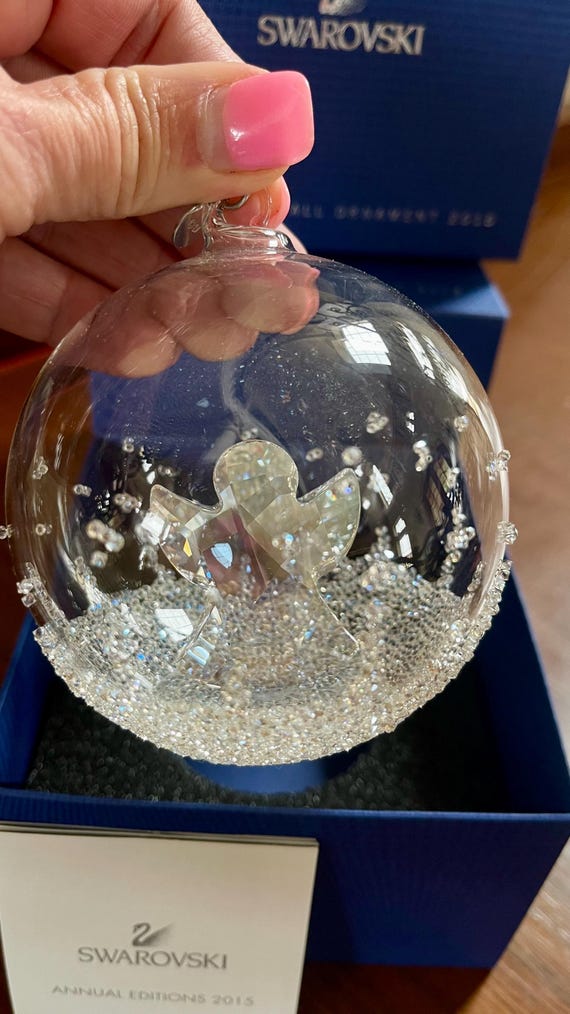 Swarovski Christmas Ball Ornament 2015 New in Box; Swarovski