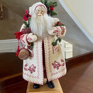 Lynn Haney “christmas Songbirds” Santa Clause; Old World Santa