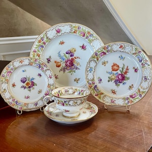 Schumann Bavaria Empress Dresden Flowers - Etsy