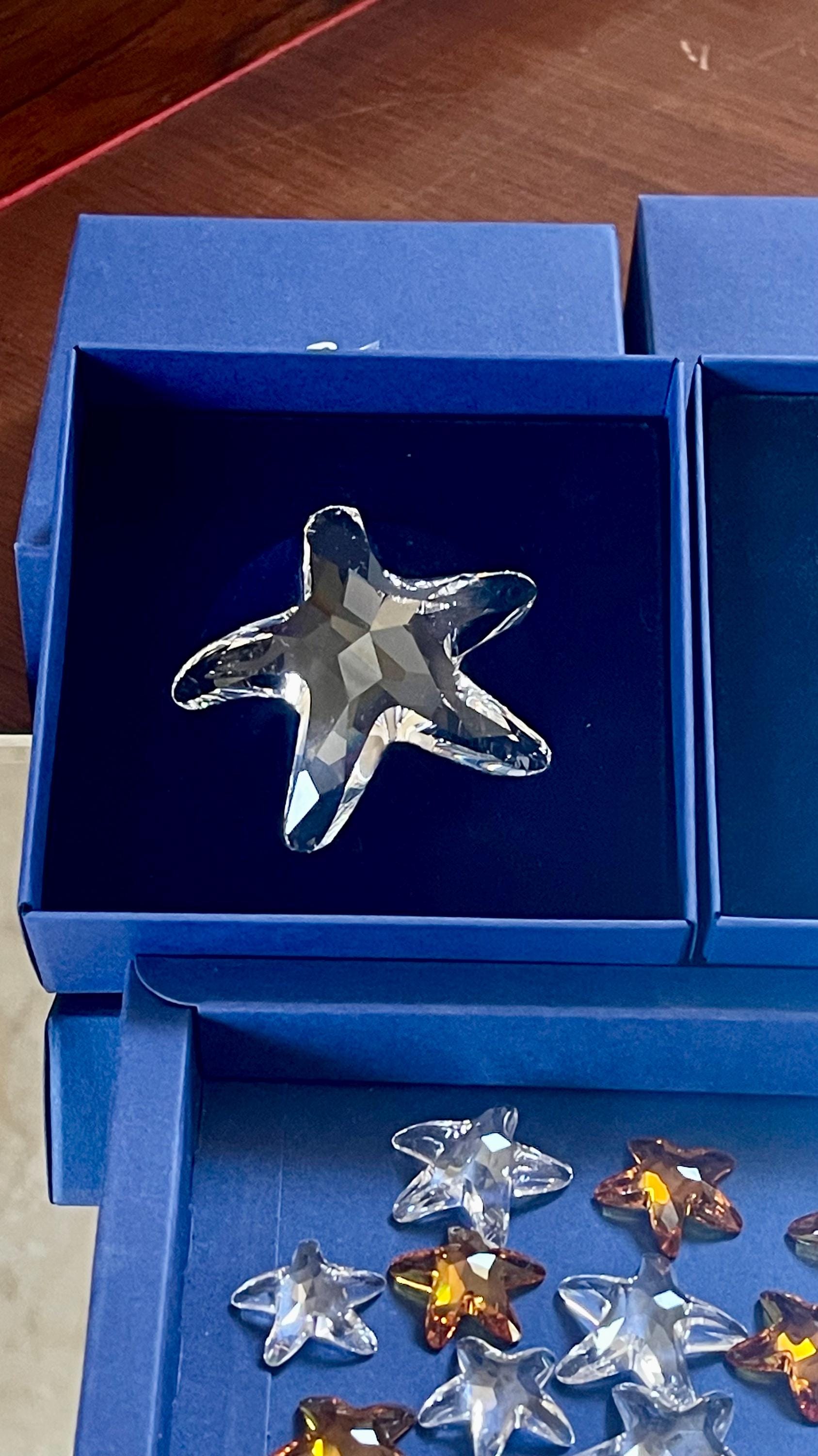 Swarovski Crystal Starfish, Sea Shell and Set of Mini Starfish