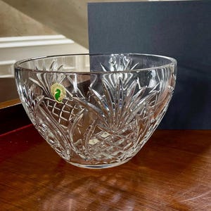 Cuenco Waterford Crystal Pineapple Hospitality de 8 pulgadas, nuevo en caja; Cuenco Waterford completamente nuevo en caja