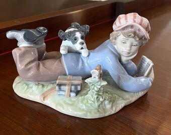 Figura de porcelana Lladro Study Buddies n.º 5451