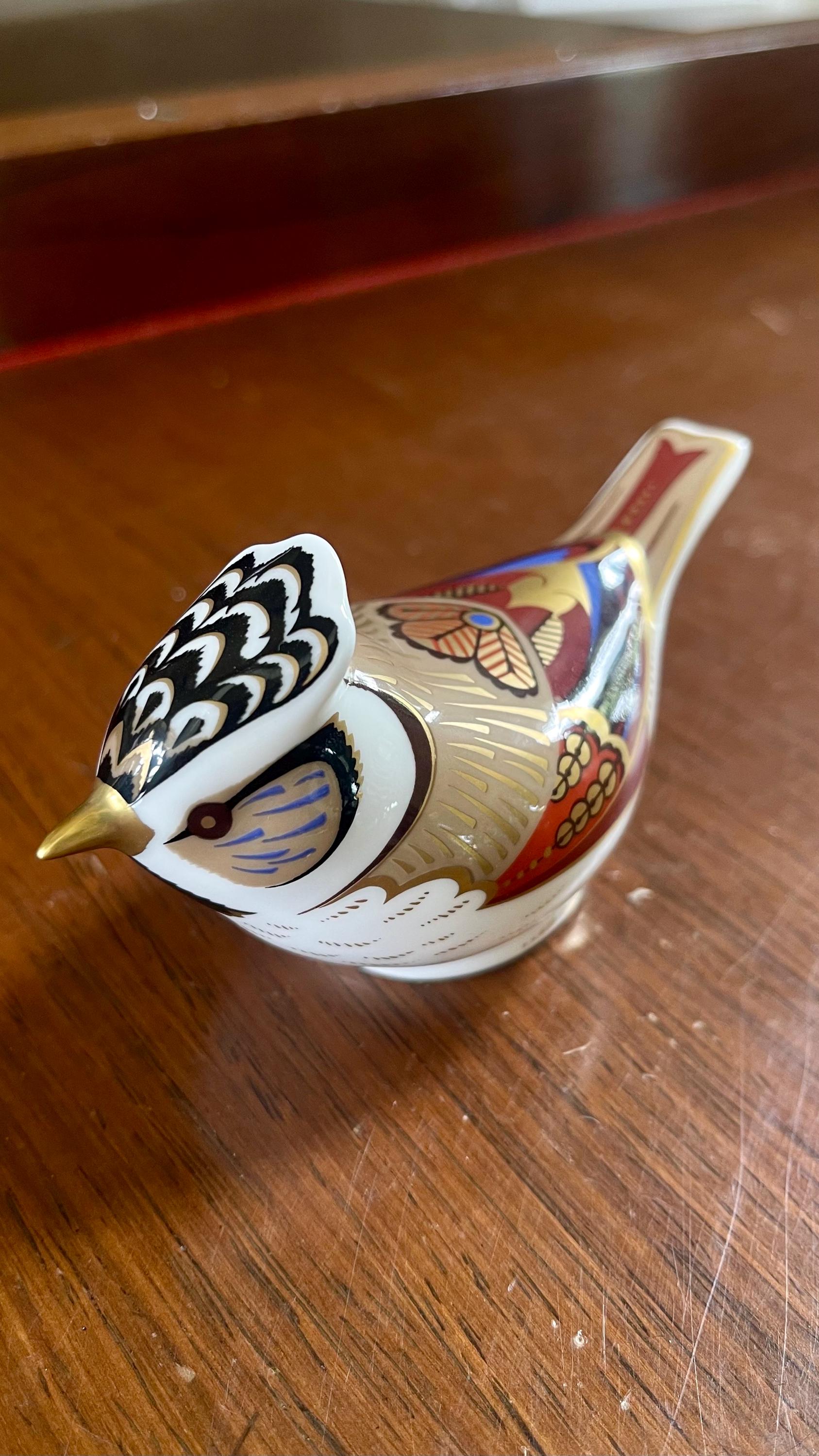 Royal Crown Derby Tit Bird - Etsy