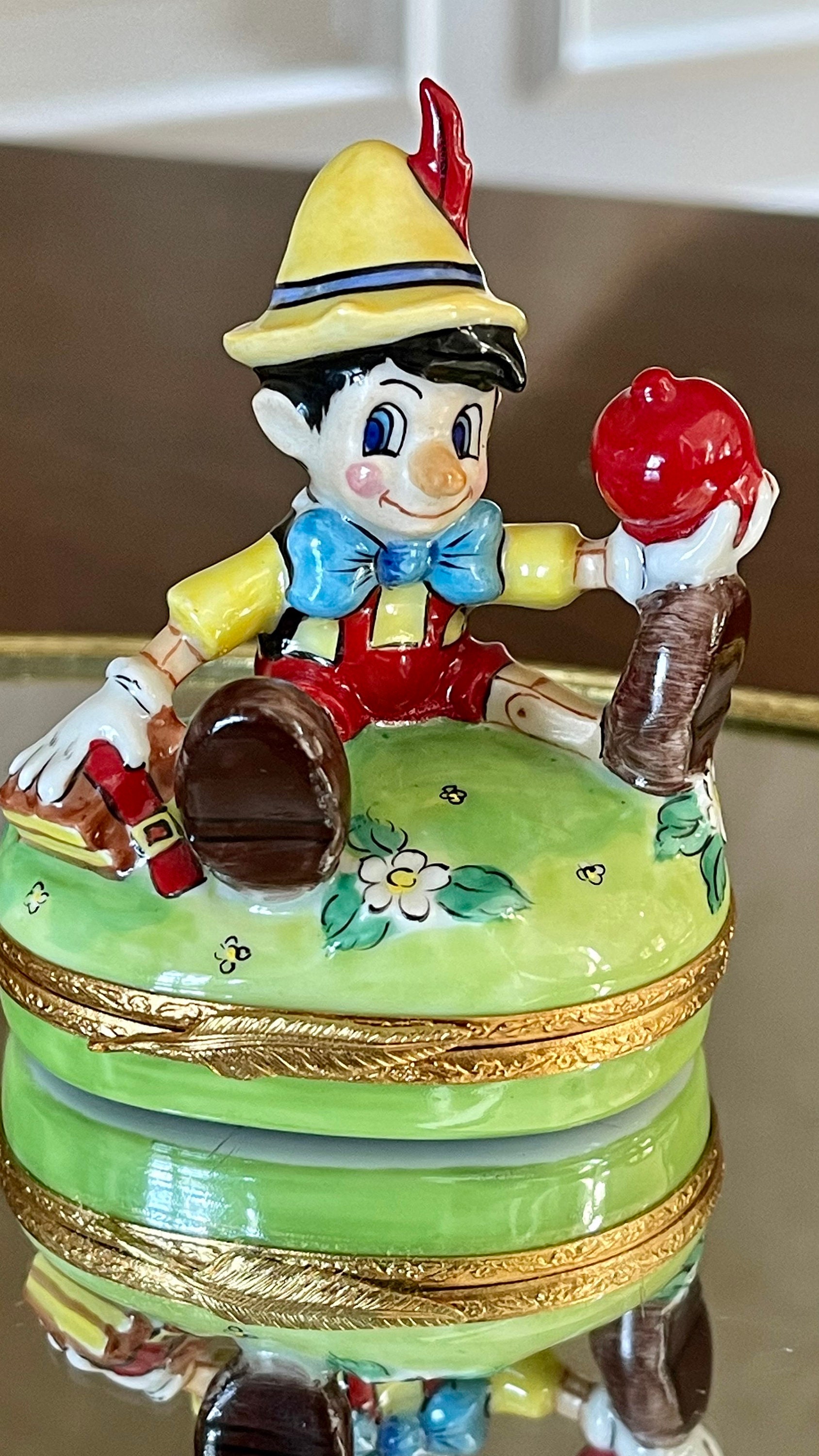 Limited Edition Disney Pinocchio Limoges Box; Artoria; Limoges