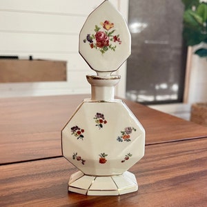 Vintage Porcelain Perfume Bottle From Germany