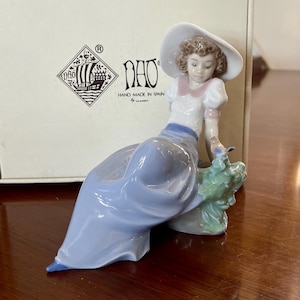 Ceramic dog figurine NAO Spain Handcrafted porcelain | eBay