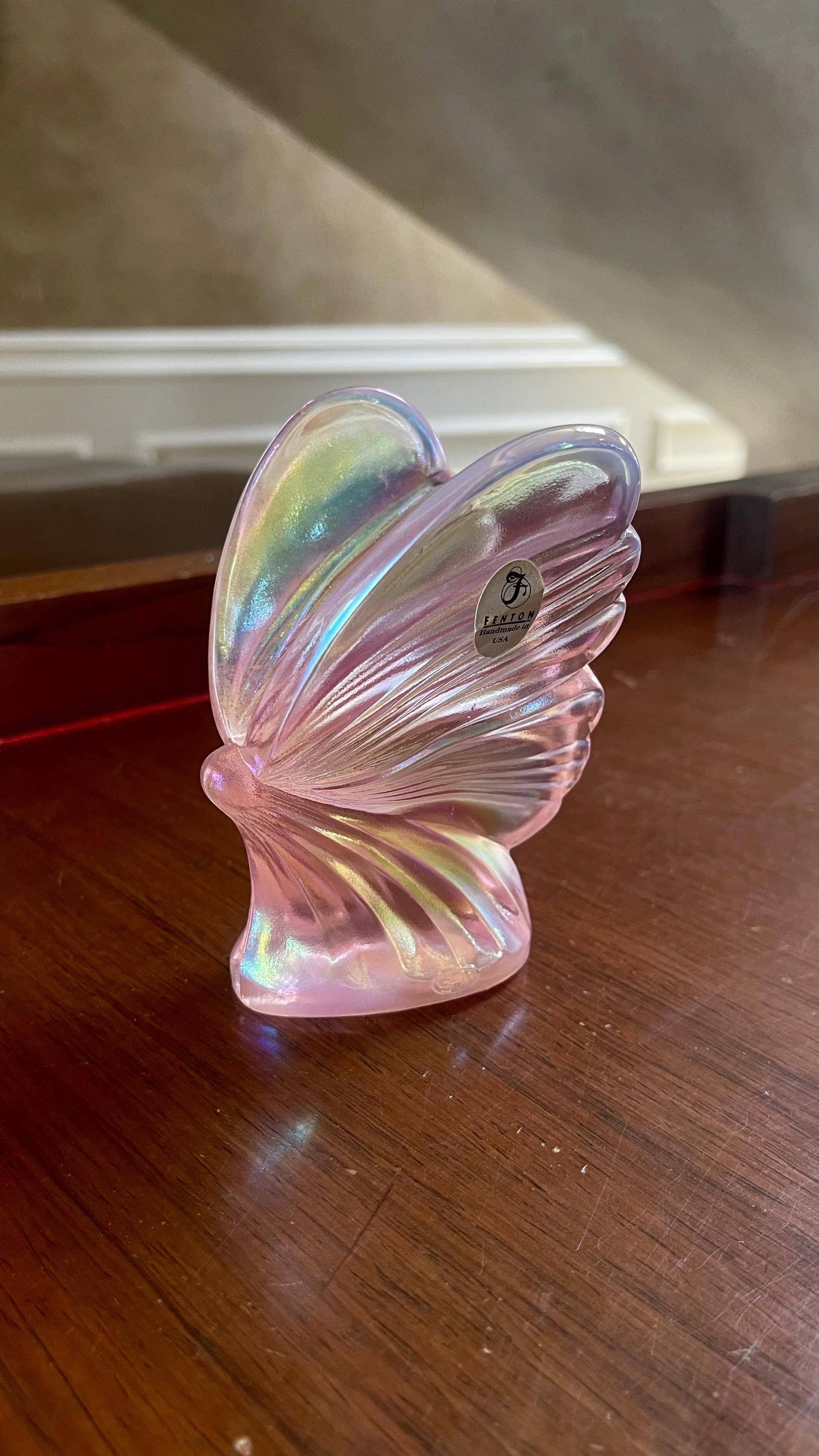 Fenton Glass Butterfly - Etsy Canada