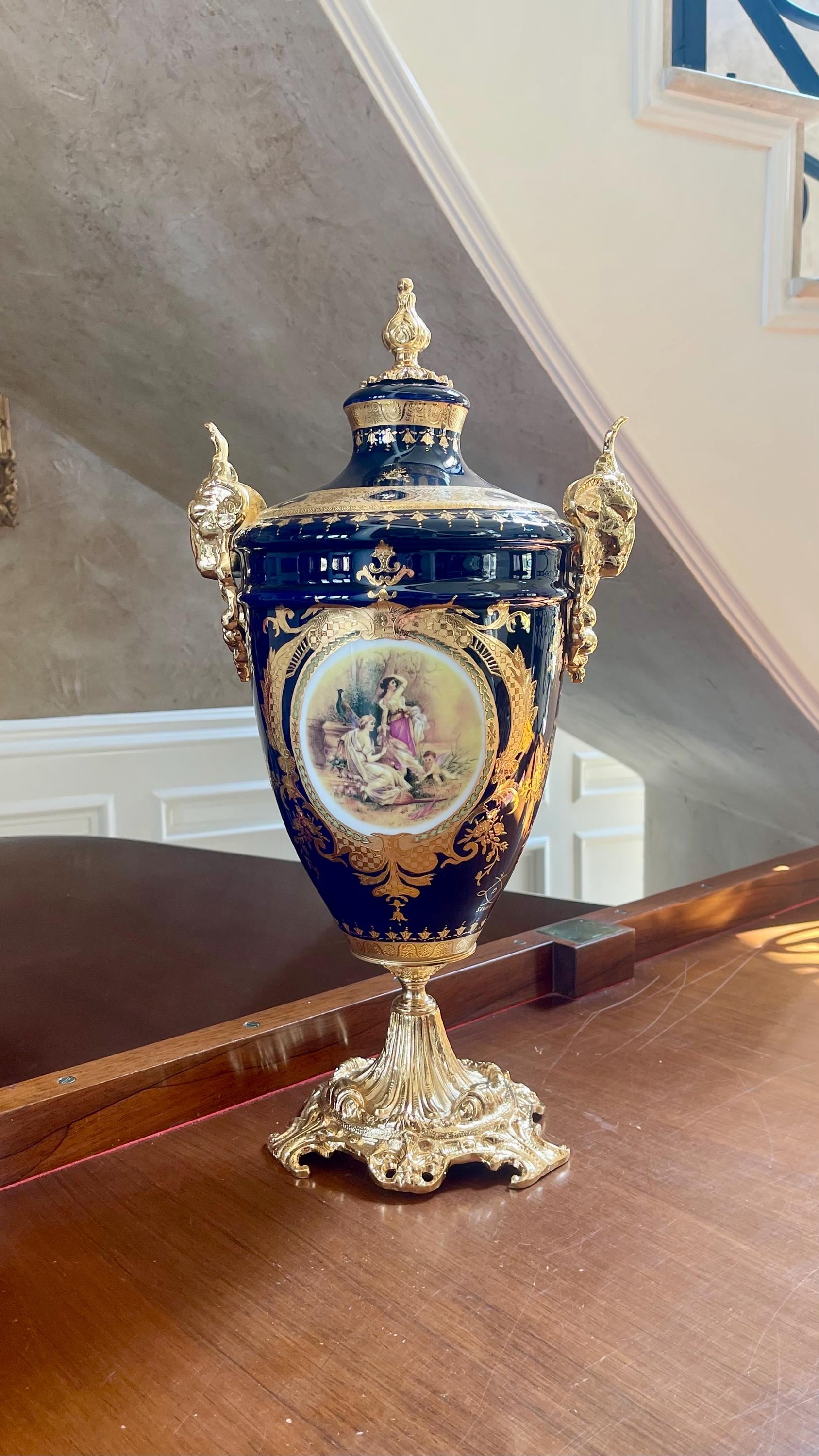Sevres Porcelain Vases - Etsy