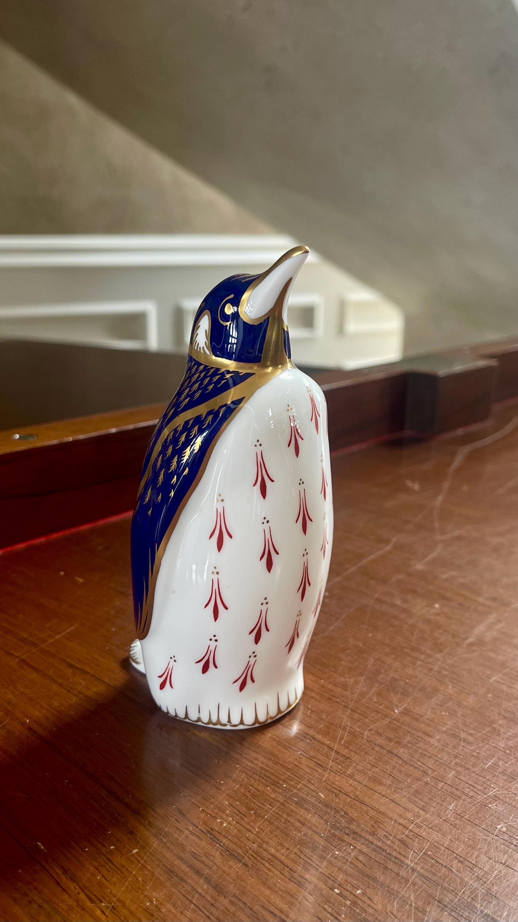 Crown Derby Penguin - Etsy