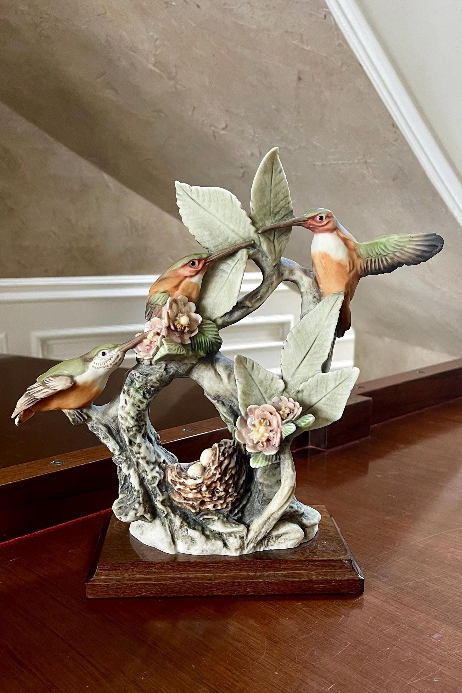 FLORENCE社　ジュゼッペアルマーニ　フクロウ　ITALY製 置き物 FLORENCE社 ジュゼッペアルマーニ フクロウ ITALY製 置き物 希少 美品