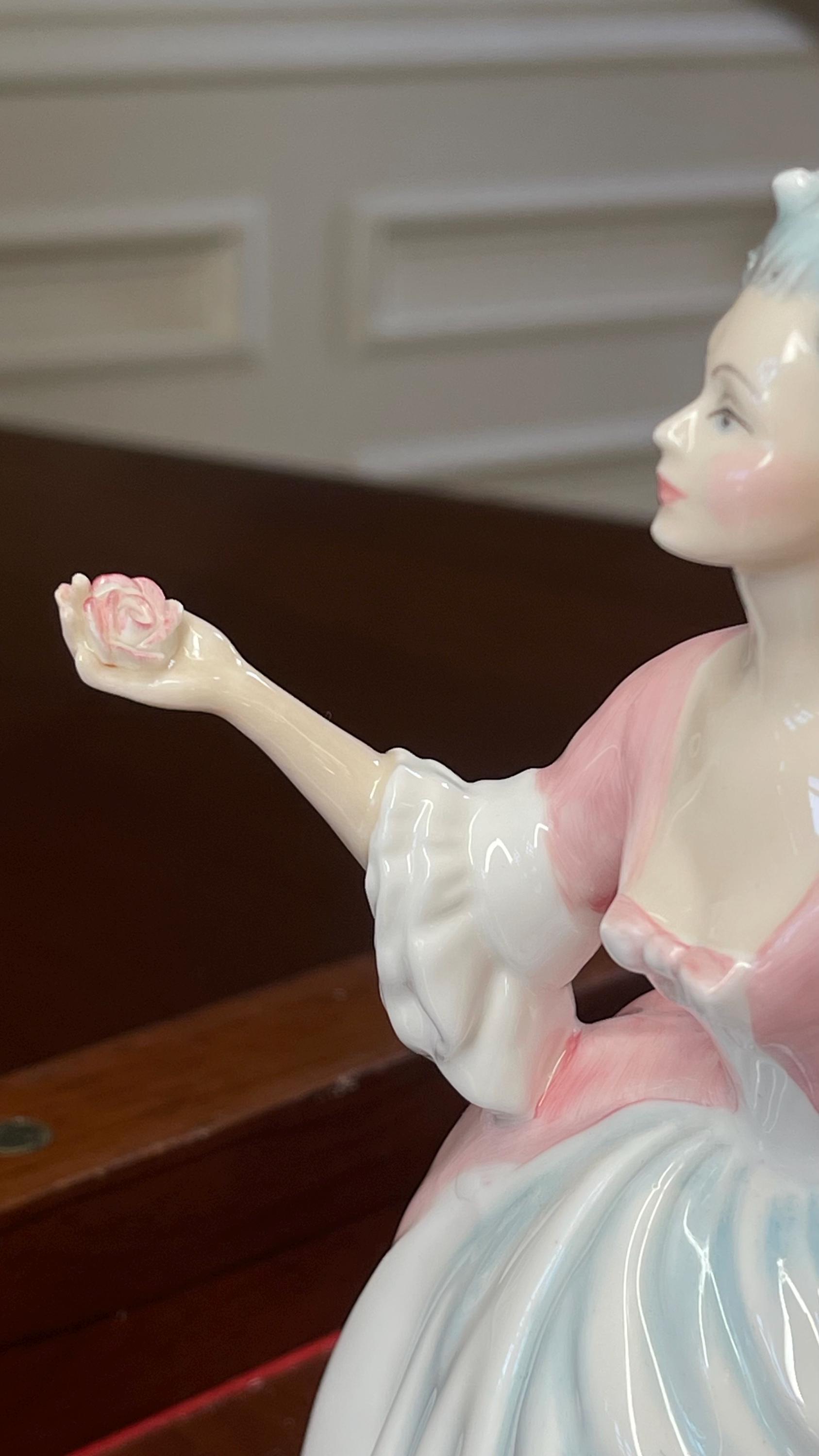Royal Doulton Signed 1990 “diana” Figurine HN3266 English Bone