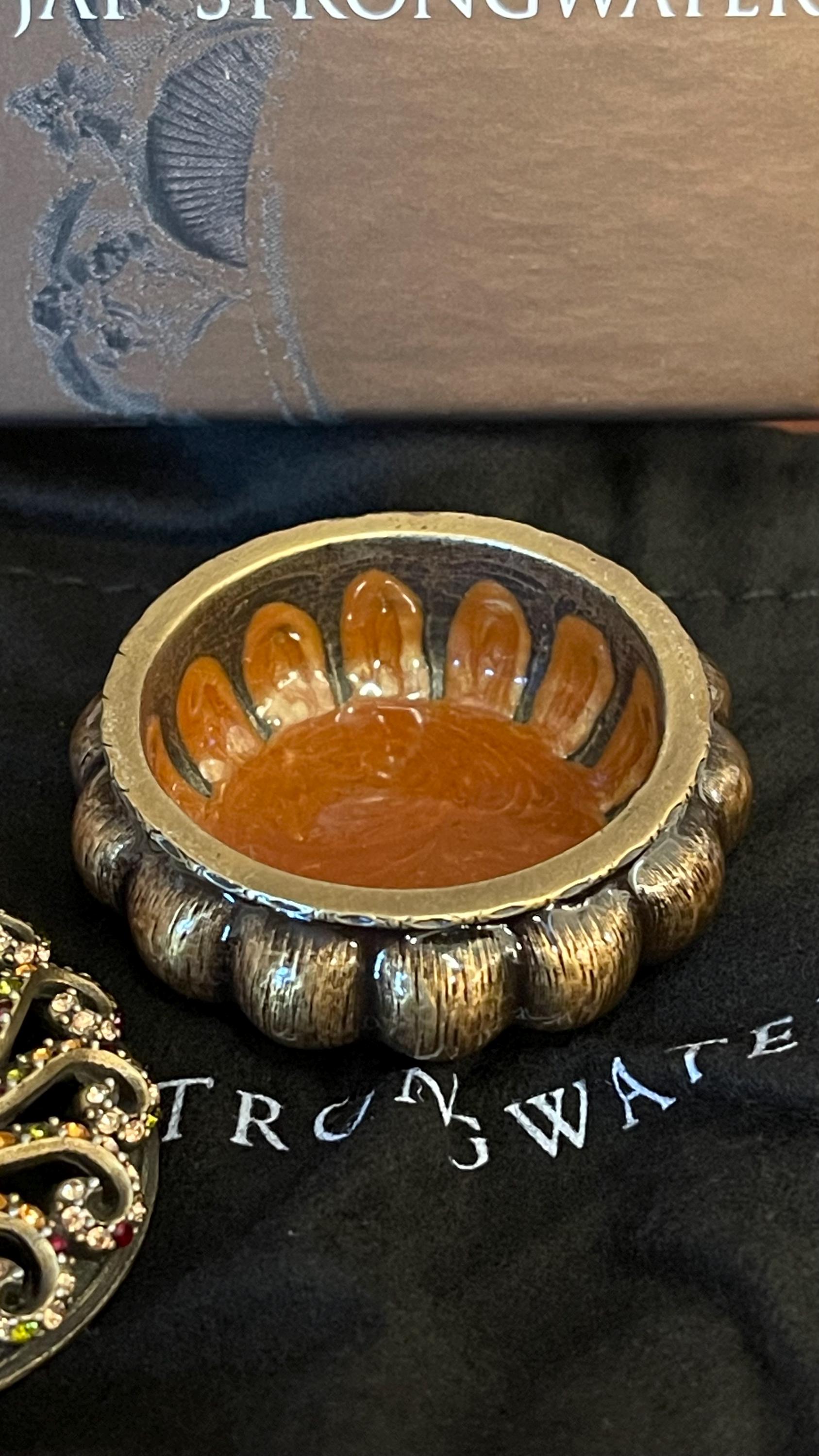 Jay Strongwater Enameled Trinket Box Swarovski Crystals - Etsy