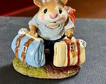 置物 Wee forest folk Yule log WEE FOREST FOLK