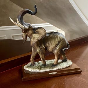 Capodimonte elephant - Etsy 日本