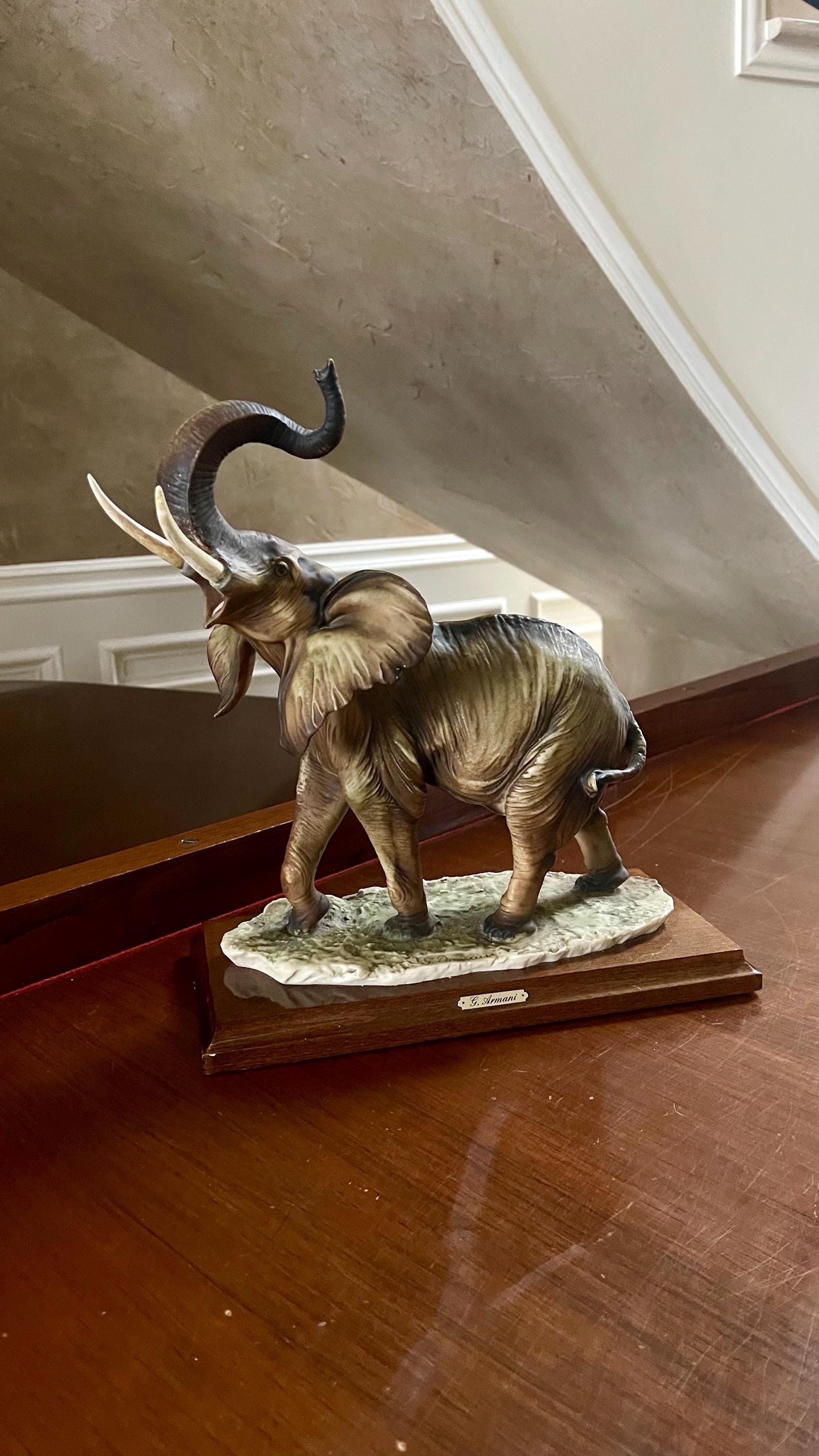 Capodimonte elephant - Etsy 日本
