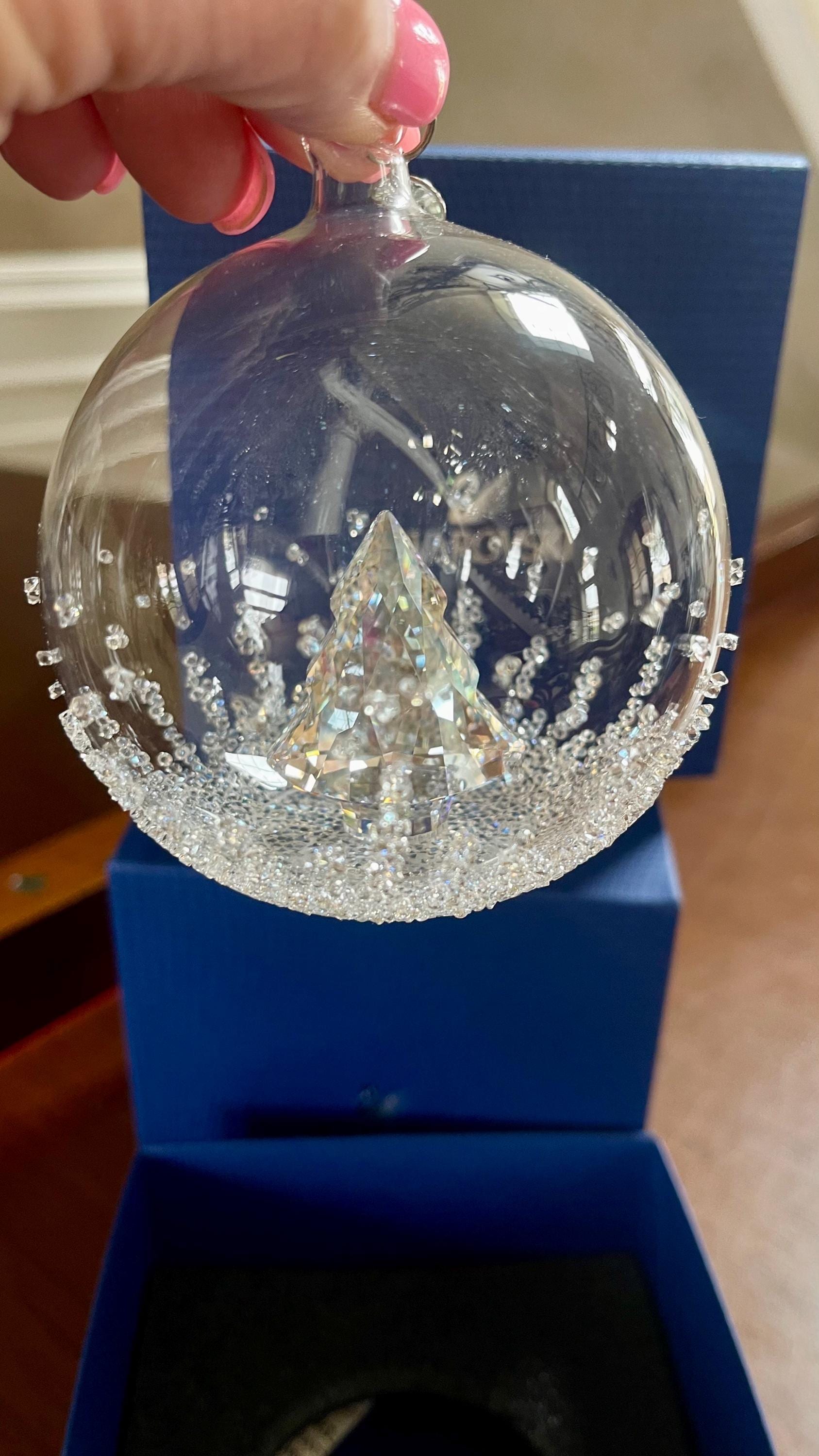 Swarovski Christmas Ball Ornament 2013 New in Box; Swarovski