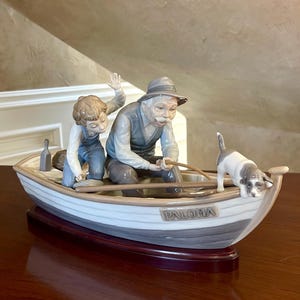 ヴィンテージ LLADRO グレス、とっても好きよ 大型フィギュリン