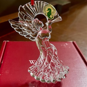 Waterford Crystal Angel Christmas Tree Ornament New in Box