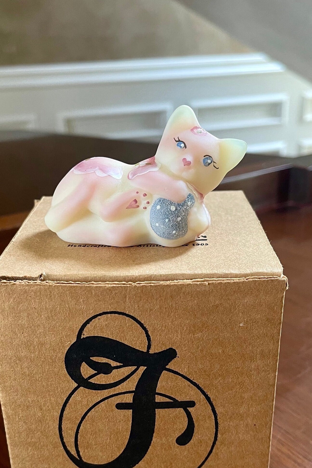 FENTON ウランガラス フェントン ヴァセリンオパールセントテンプル