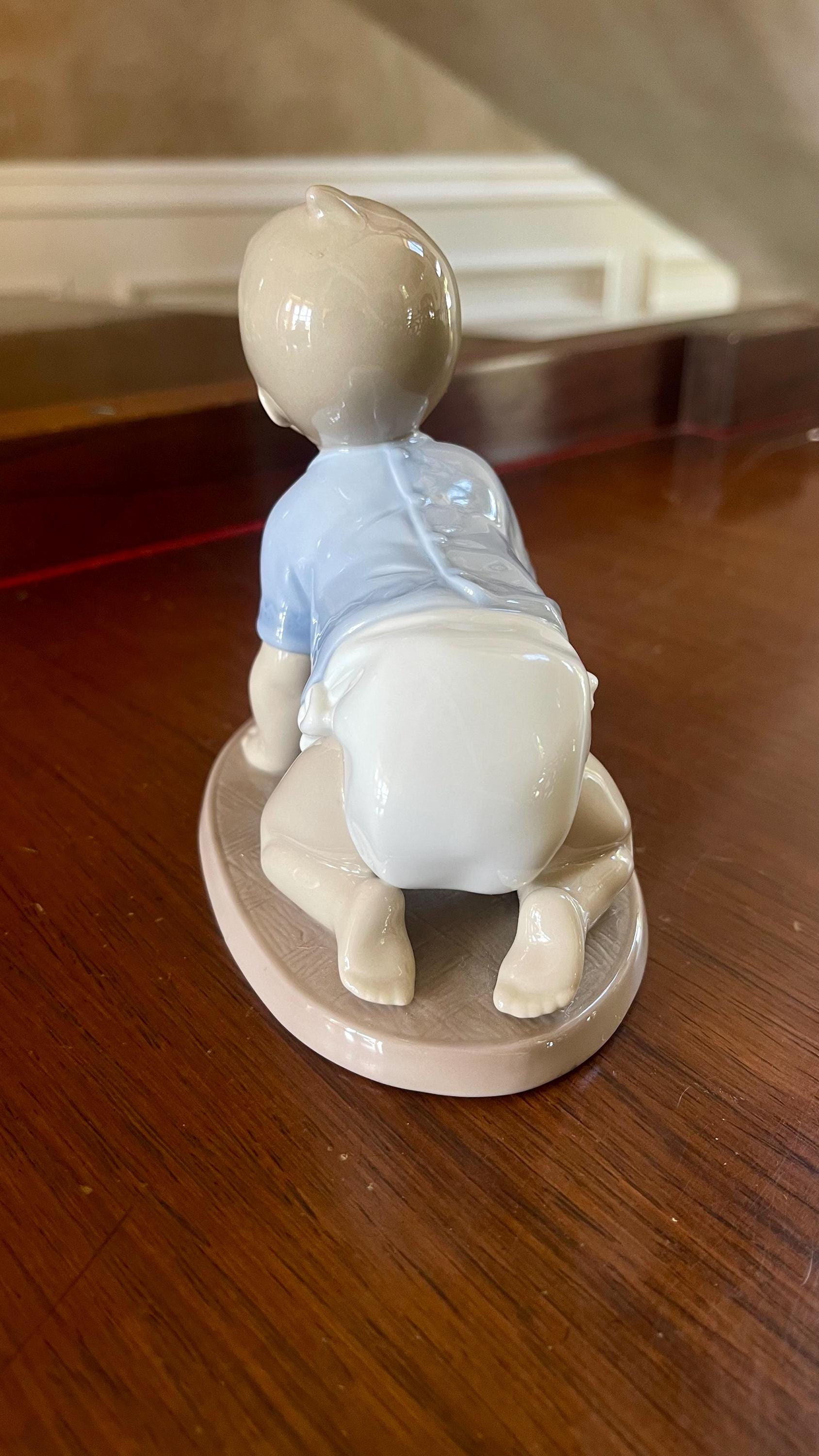 Lladro “ready to Roll” 6429 Baby Boy Porcelain Figurine - Etsy