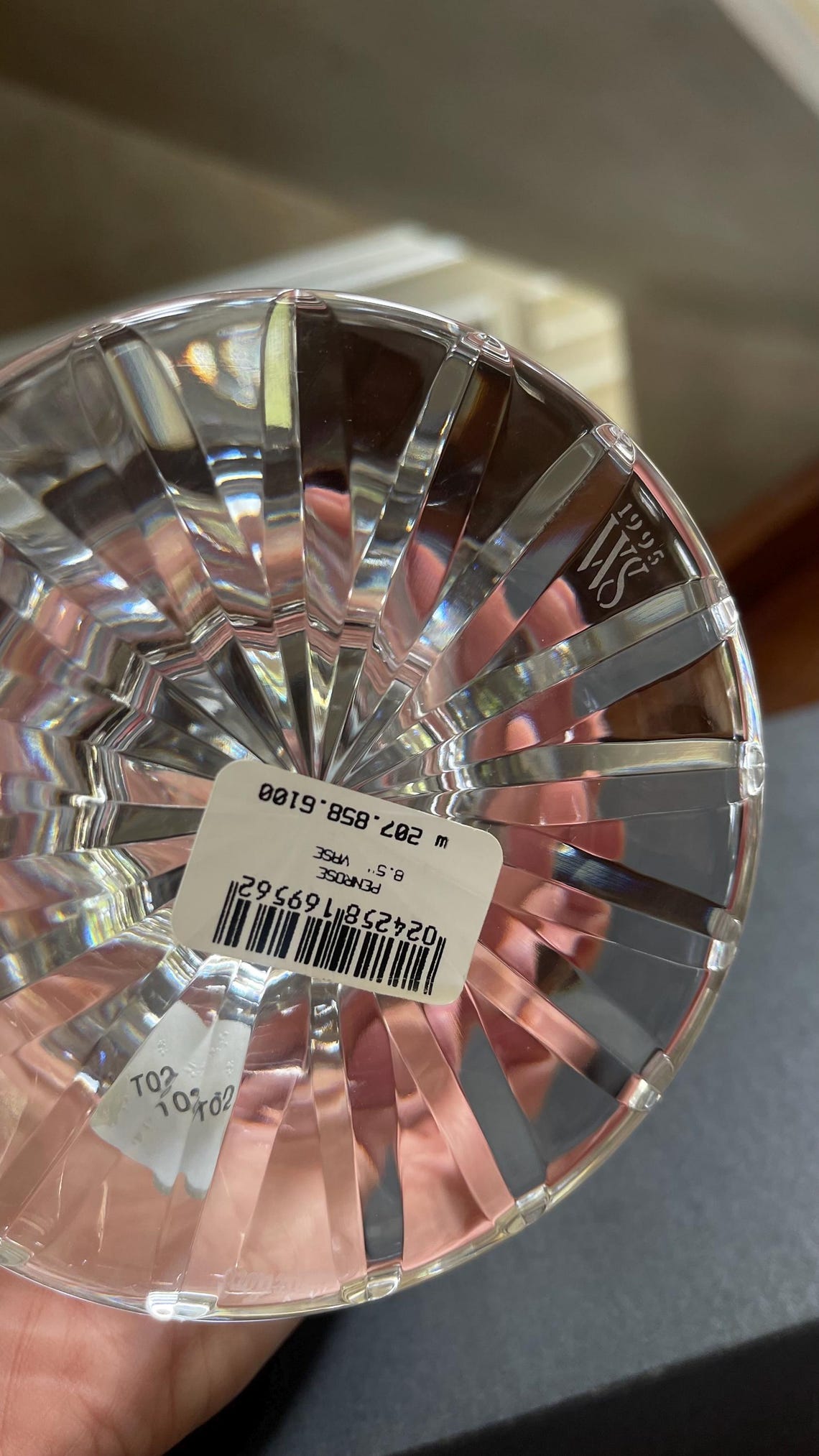 Waterford Crystal Penrose Vase Waterford Society 1995 Mint Condition in ...