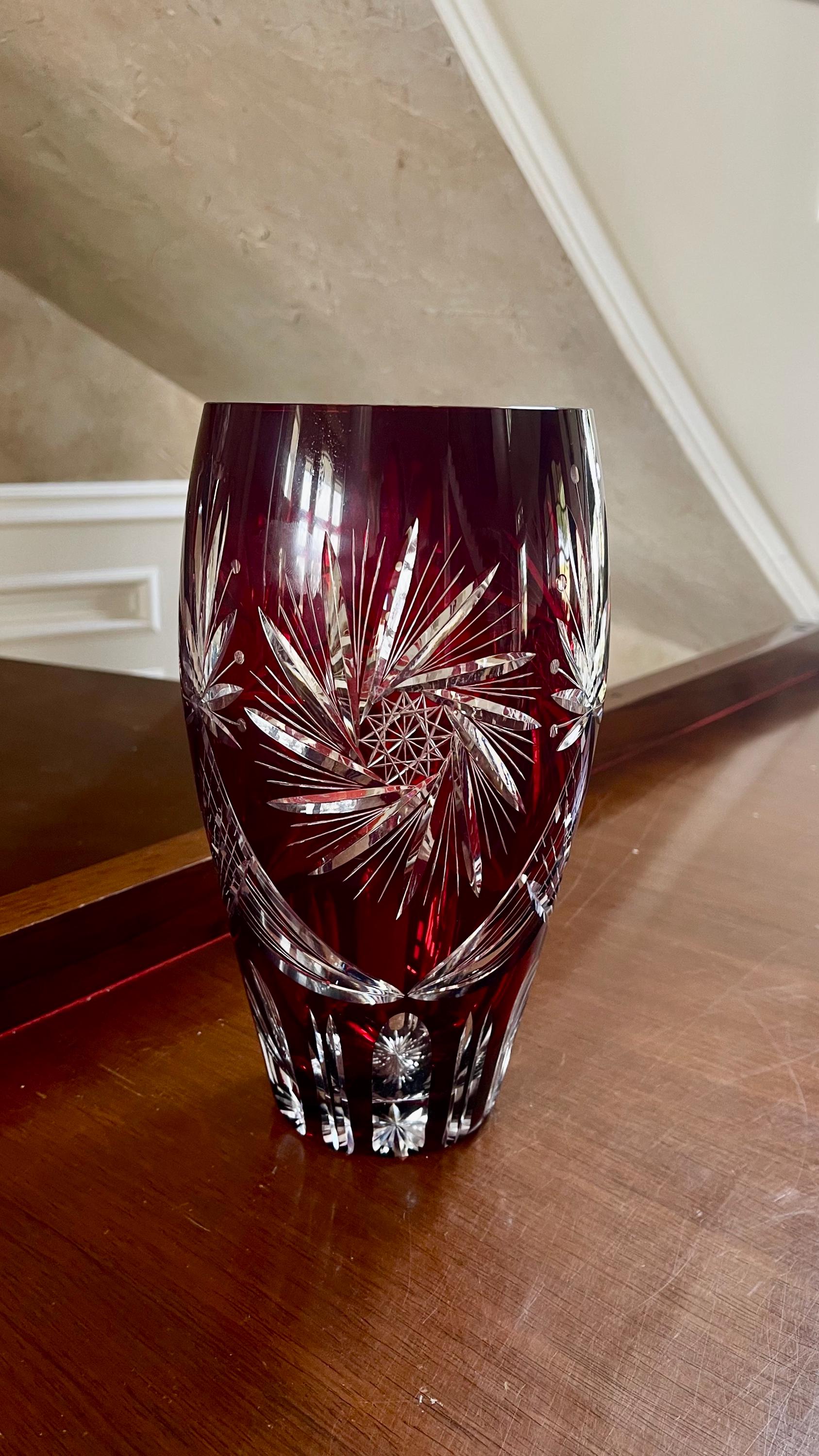 Val St Lambert Vase - Etsy