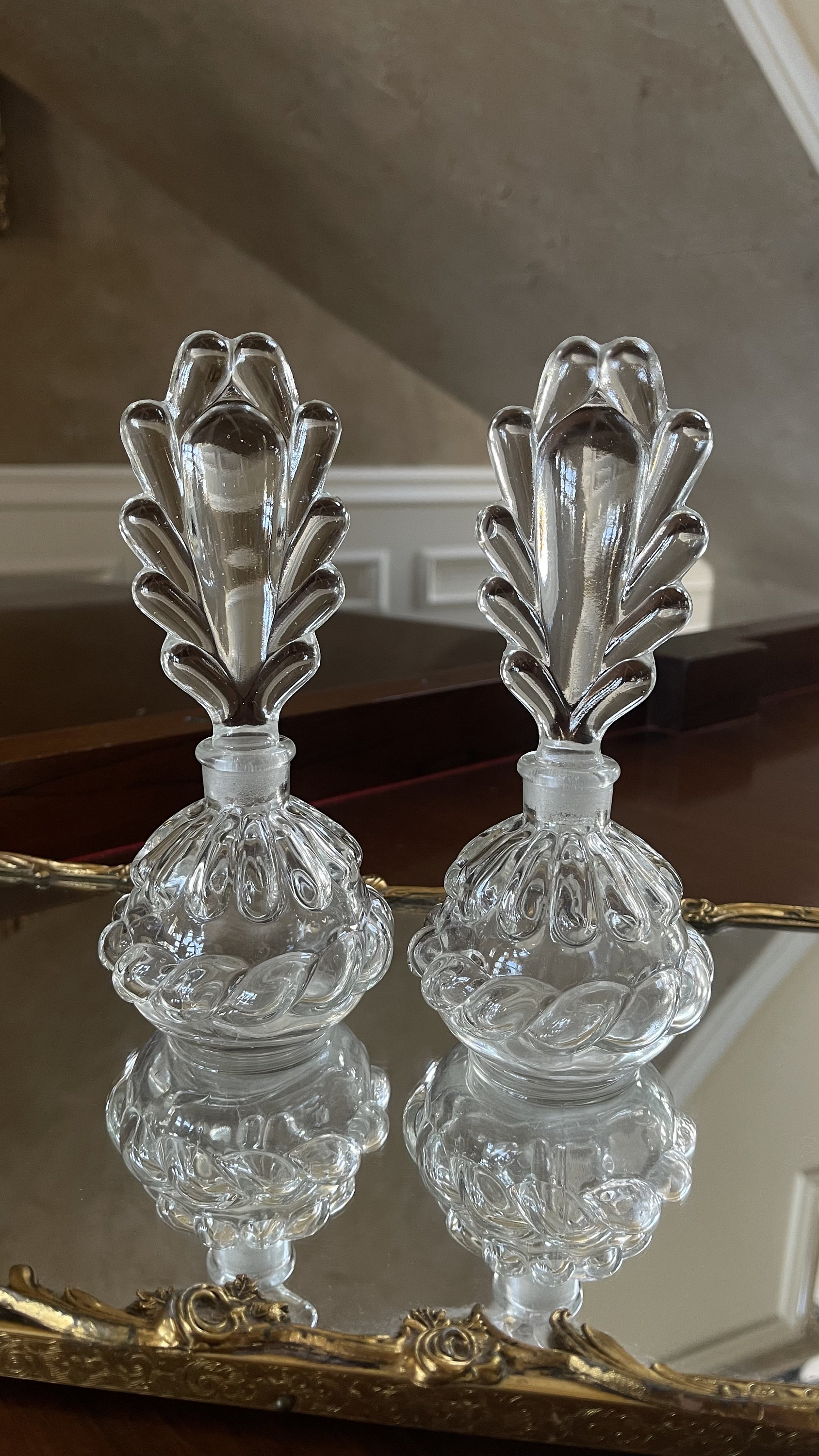 ヴィンテージ アールデコ 香水瓶 ペア - Etsy 日本