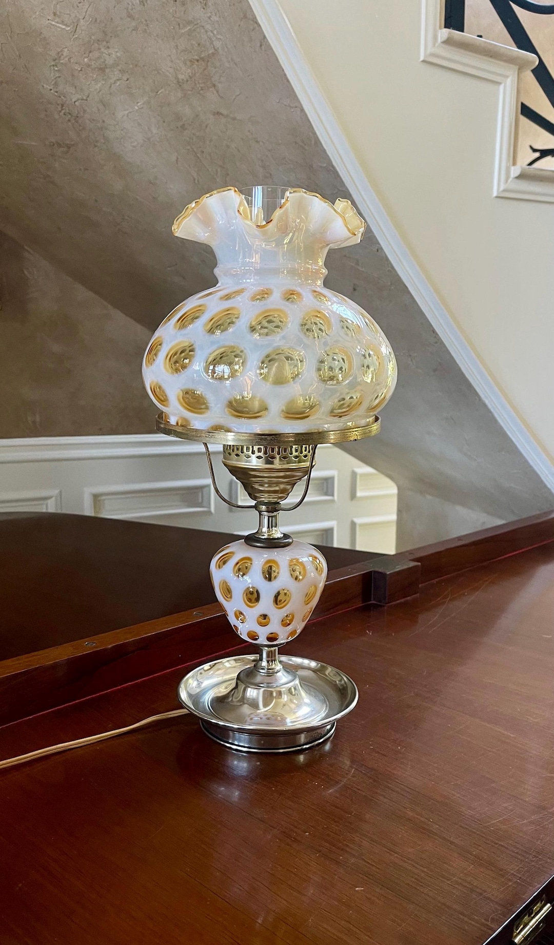 フェントン ハニーサックル オパールセント コイン ドット