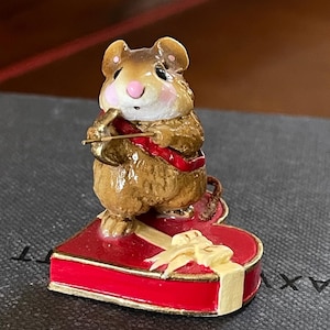 WE FOREST FOLK 小さなネズミのキューピッド 1983 ハンドメイド