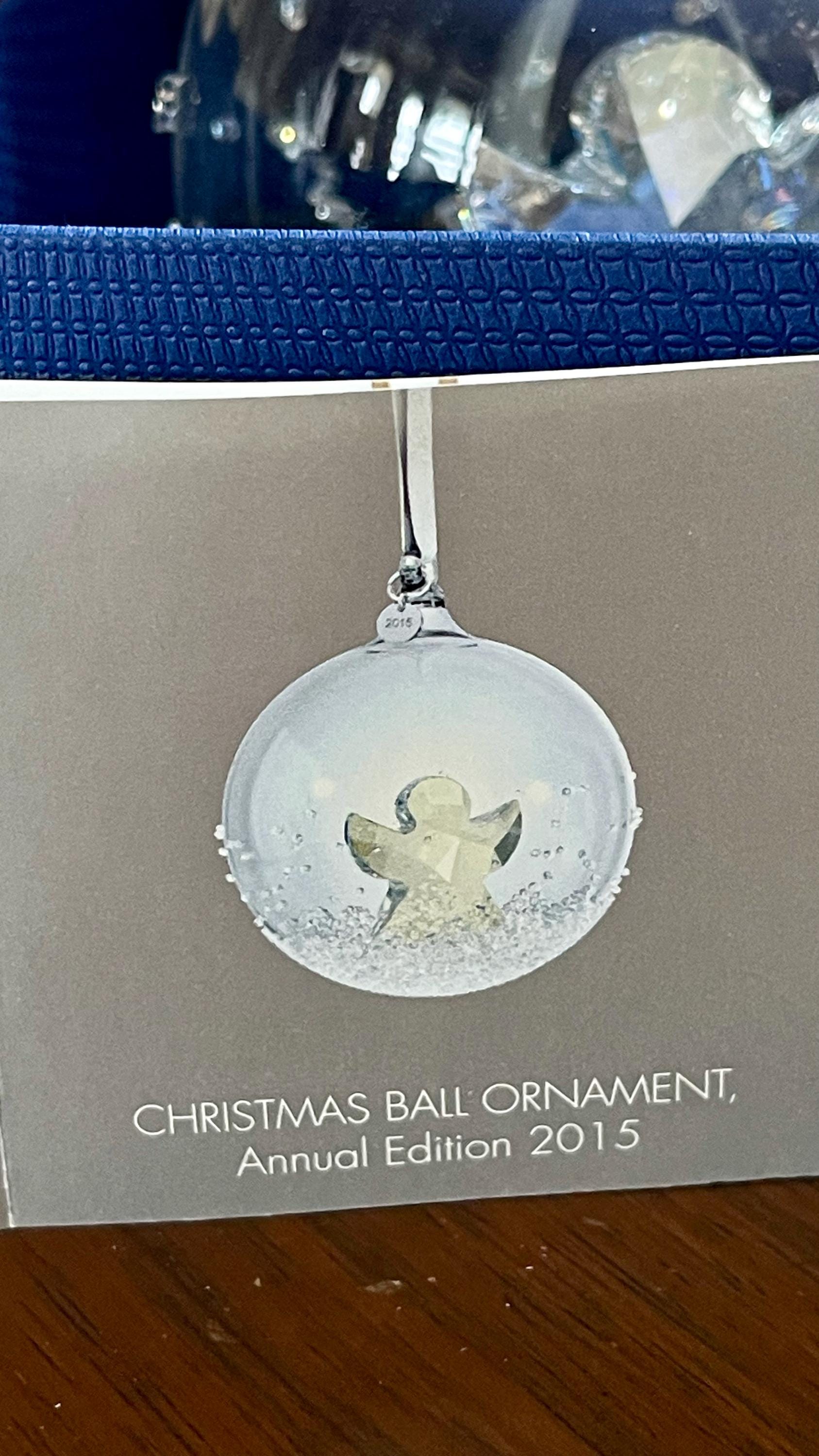 Swarovski Christmas Ball Ornament 2015 New in Box; Swarovski