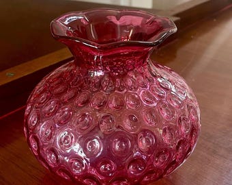 フェントンの手吹きガラスの花瓶 1900年頃 希少 - Etsy 日本