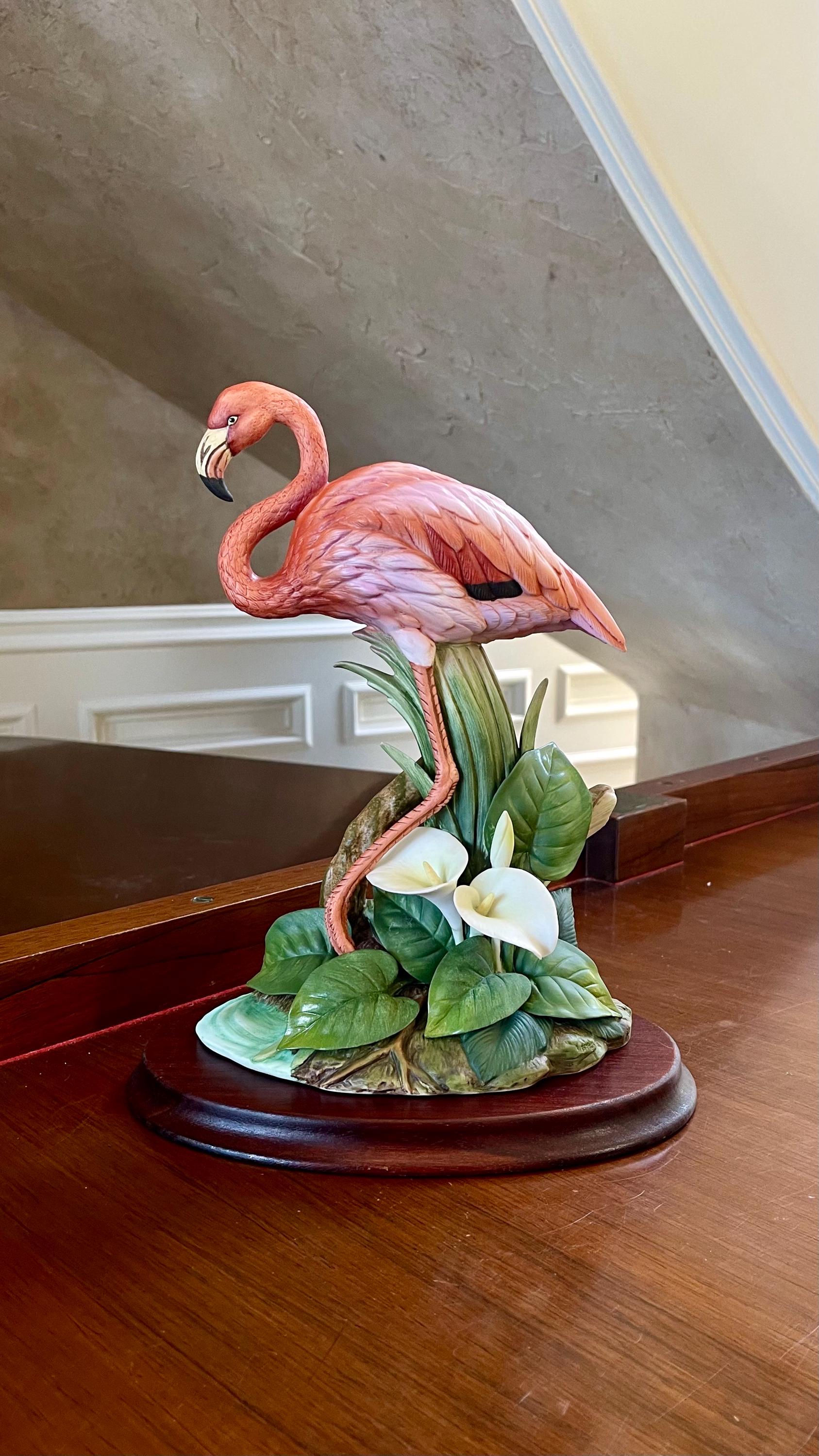 Andrea by Sadek 1983 Flamingo Figurine Made in Japan Excellent