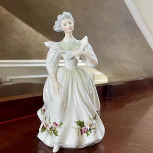 Royal Doulton Figure Of The Month December Figurine HN 2696 English Bone China