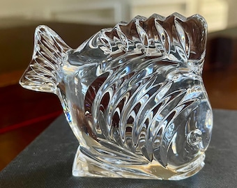 Waterford Crystal Fish Paperweight