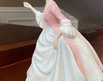 Royal Doulton Signed 1990 “diana” Figurine HN3266 English Bone