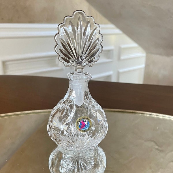 Vintage Lead Crystal Hofbauer Collection Perfume Bottle made in Germany.