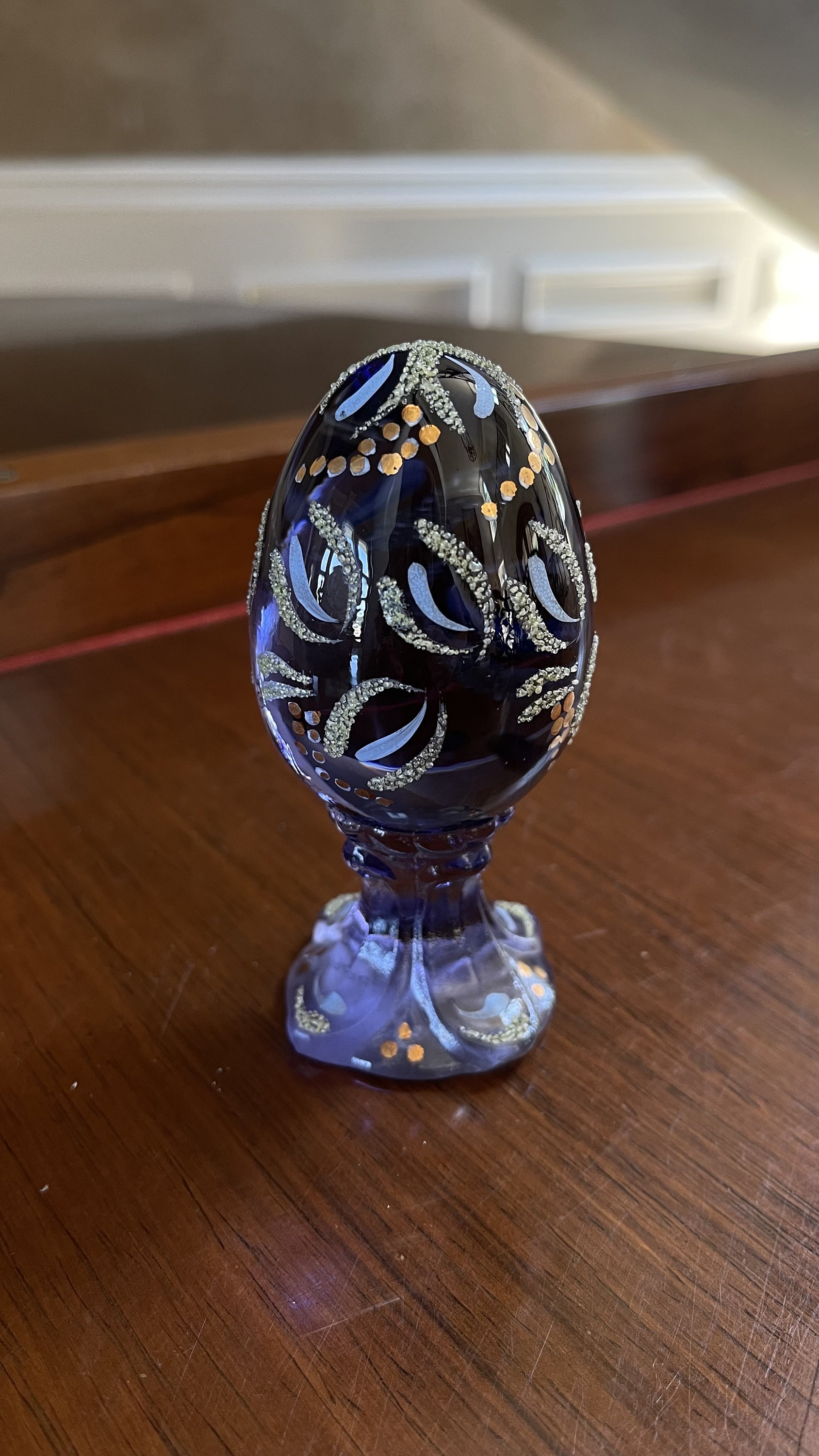 Fenton Glass Egg - Etsy