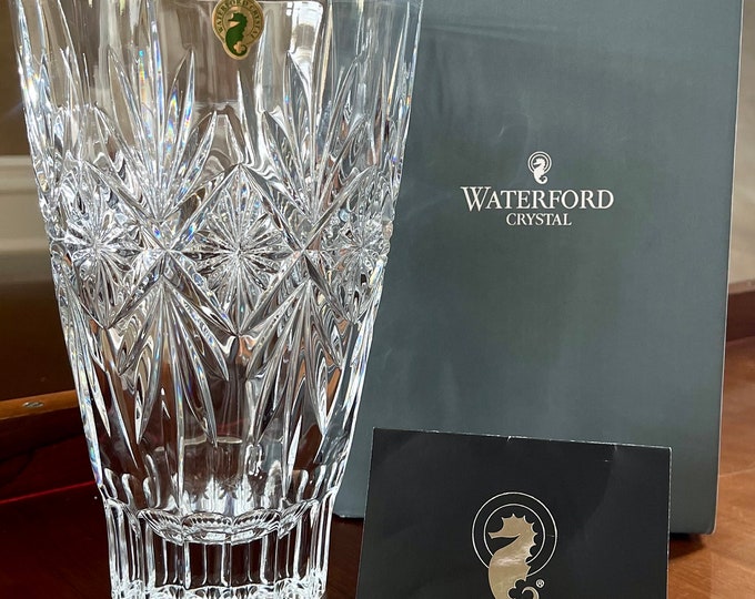 Waterford Crystal 10 Normandy Vase New in Box Waterford Flower Vase