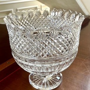 Vintage Waterford Crystal Punch Bowls - Etsy