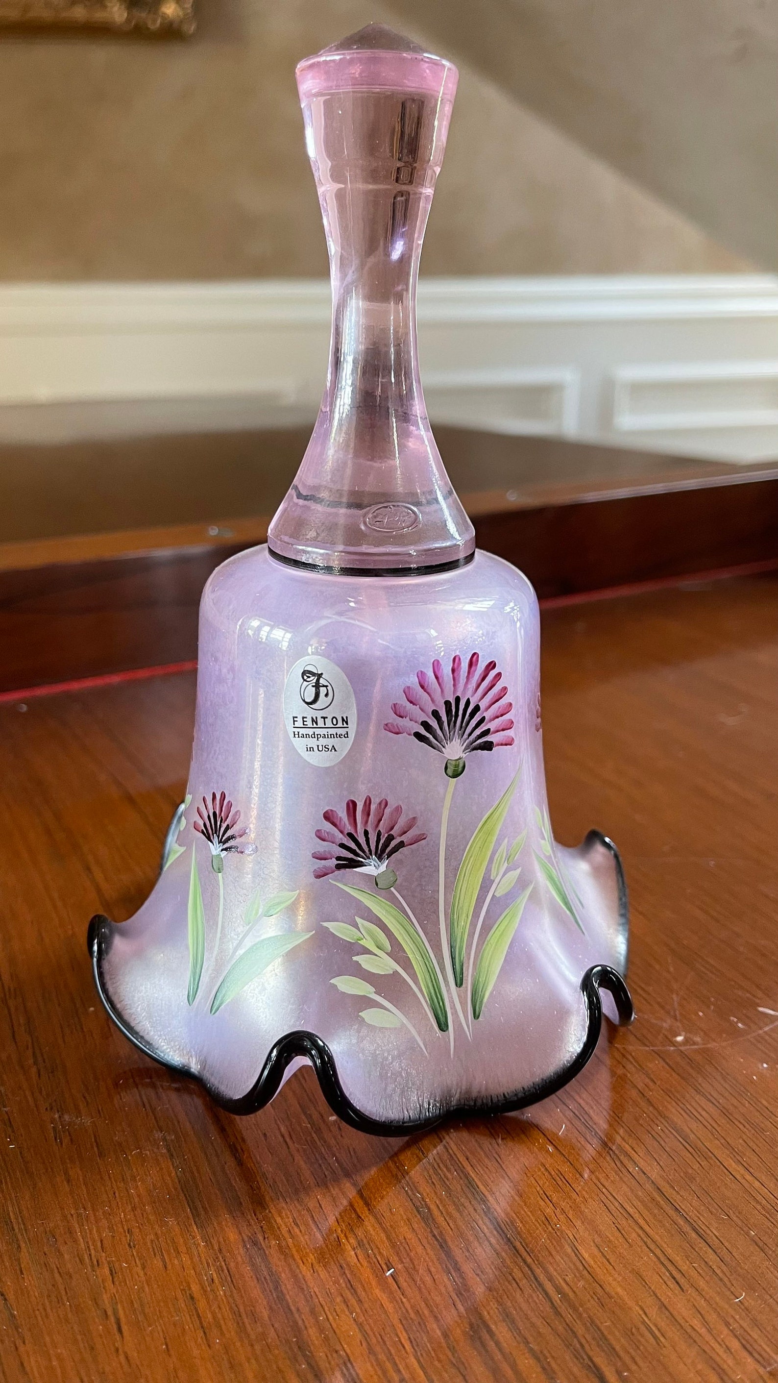 Fenton Glass Designer Series Hand Painted Bell Fenton Glass Etsy
