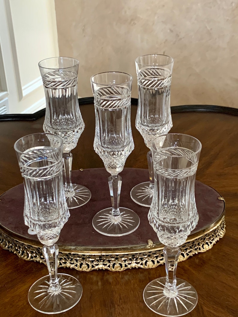 Killarney by Galway Crystal 8 Fluted Champagne Glass Priced Etsy