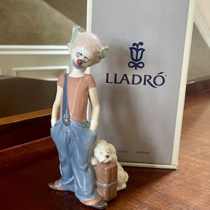 Lladro 6245 Porcelain “Destination Big Top” Clown 1996 Event Figurine Mint Condition in Box